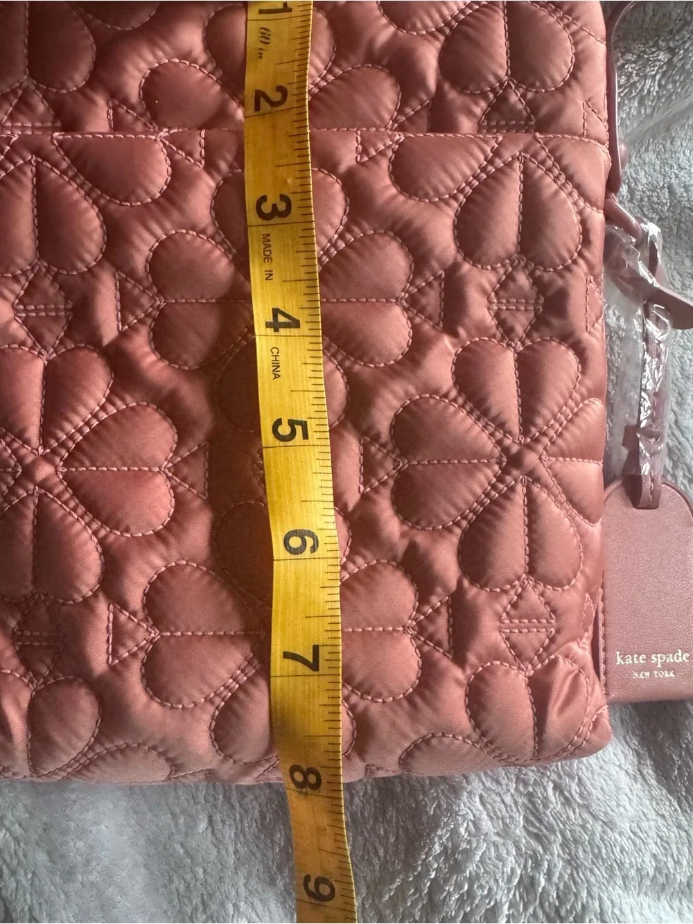 NWT KATE SPADE TILLY QUILTED SMALL CROSSBODY COSMETIC PINK RETAIL $148